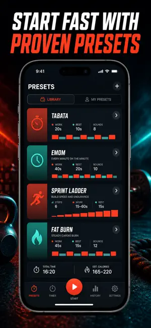 HIIT Workout Timer: Tabata screenshot 3