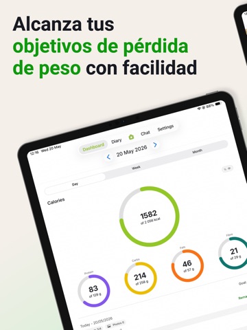 IA Nutricion contador calorias iPad screenshot 1