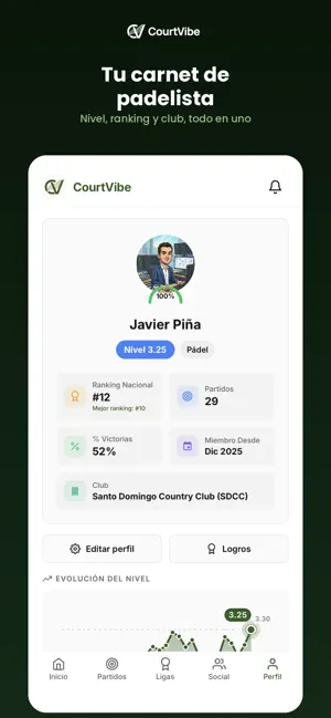 CourtVibe: Padel Leagues screenshot 1