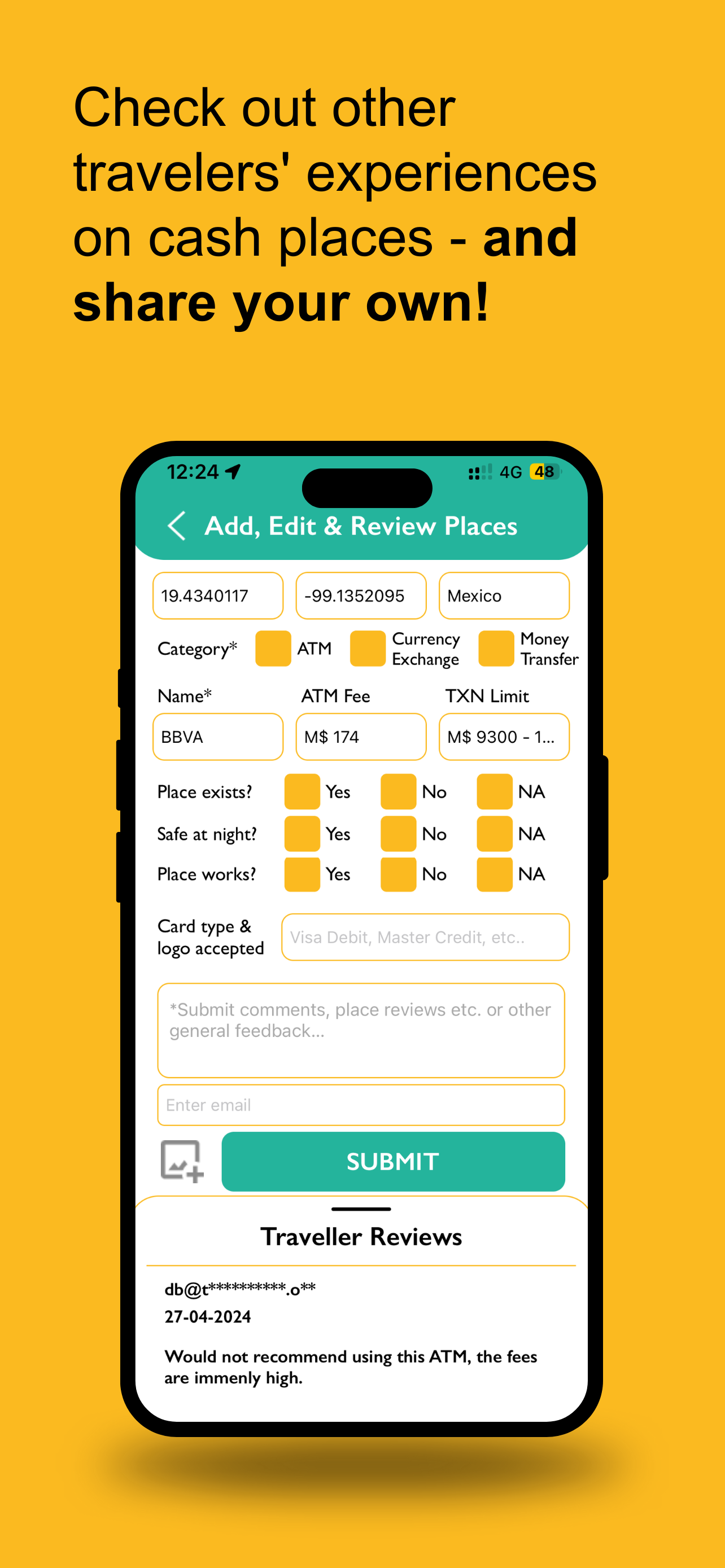 ATM Fee Saver: Travel Smarter