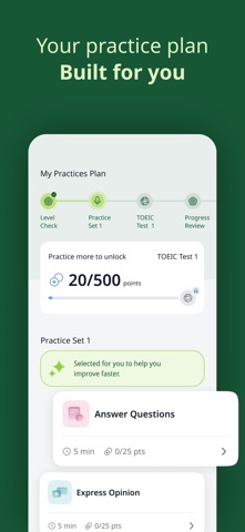 TOEIC Pal: Speaking Prep iPhone screenshot