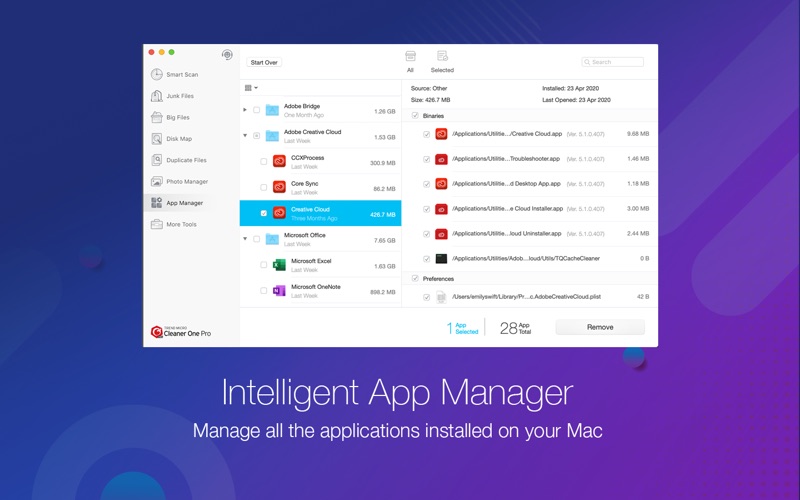 Cleaner One Pro - Uninstaller Screenshot