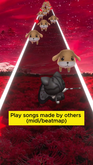 Miduo Piano Dash Music Beat Screenshot