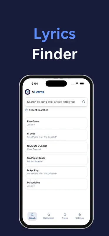 Mletras: Lyrics & Songs screenshot 2 of 6