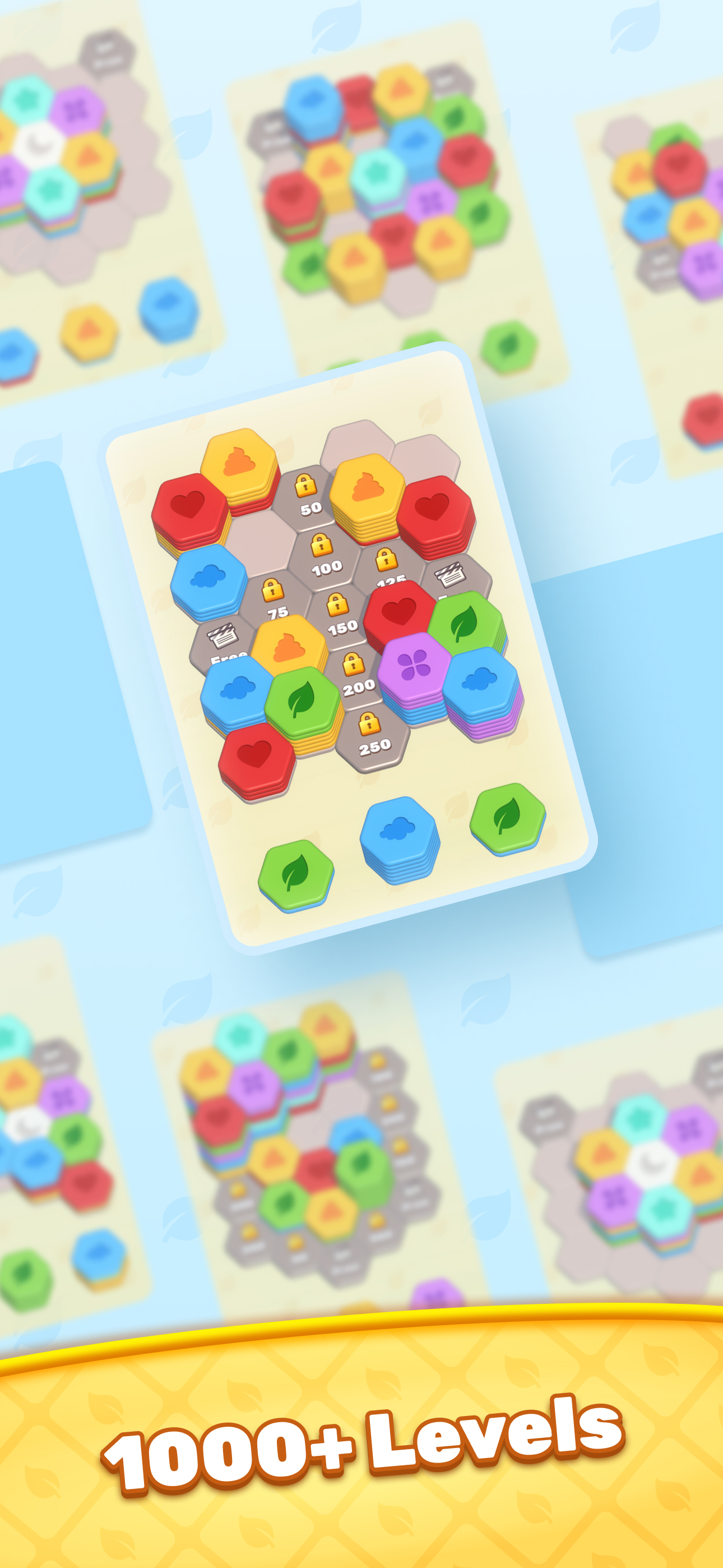 Hexa Stack: Color Hexagon Sort