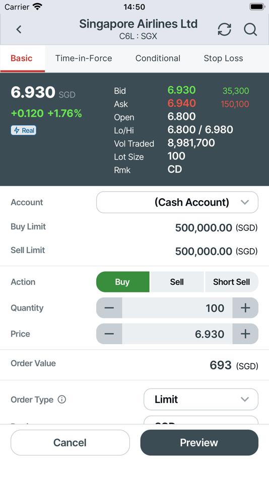 #5. UTRADE SG (iOS) Podle: UOB Kay Hian Pte Ltd