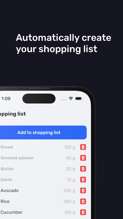 Meal Planner, Grocery List screenshot-4
