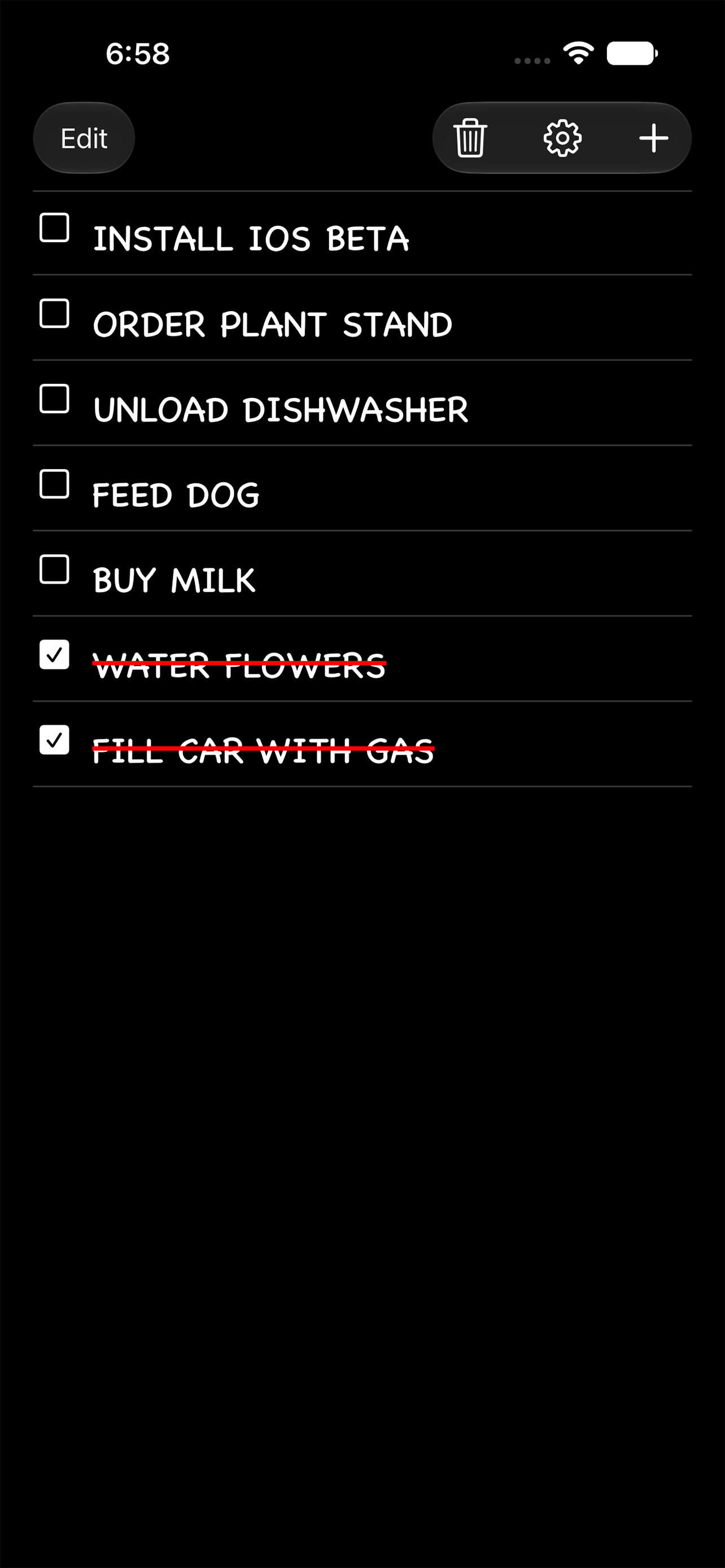 Ahhyeah Simple Checklist screenshot 4