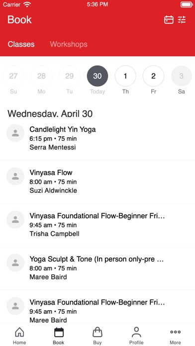 Screenshot #2 pour One Flow Yoga