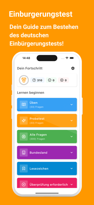 Einburgerungs test Screenshot 1 of 7