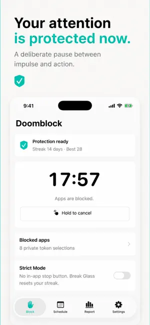 Doomblock – Strict App Blocker screenshot 2