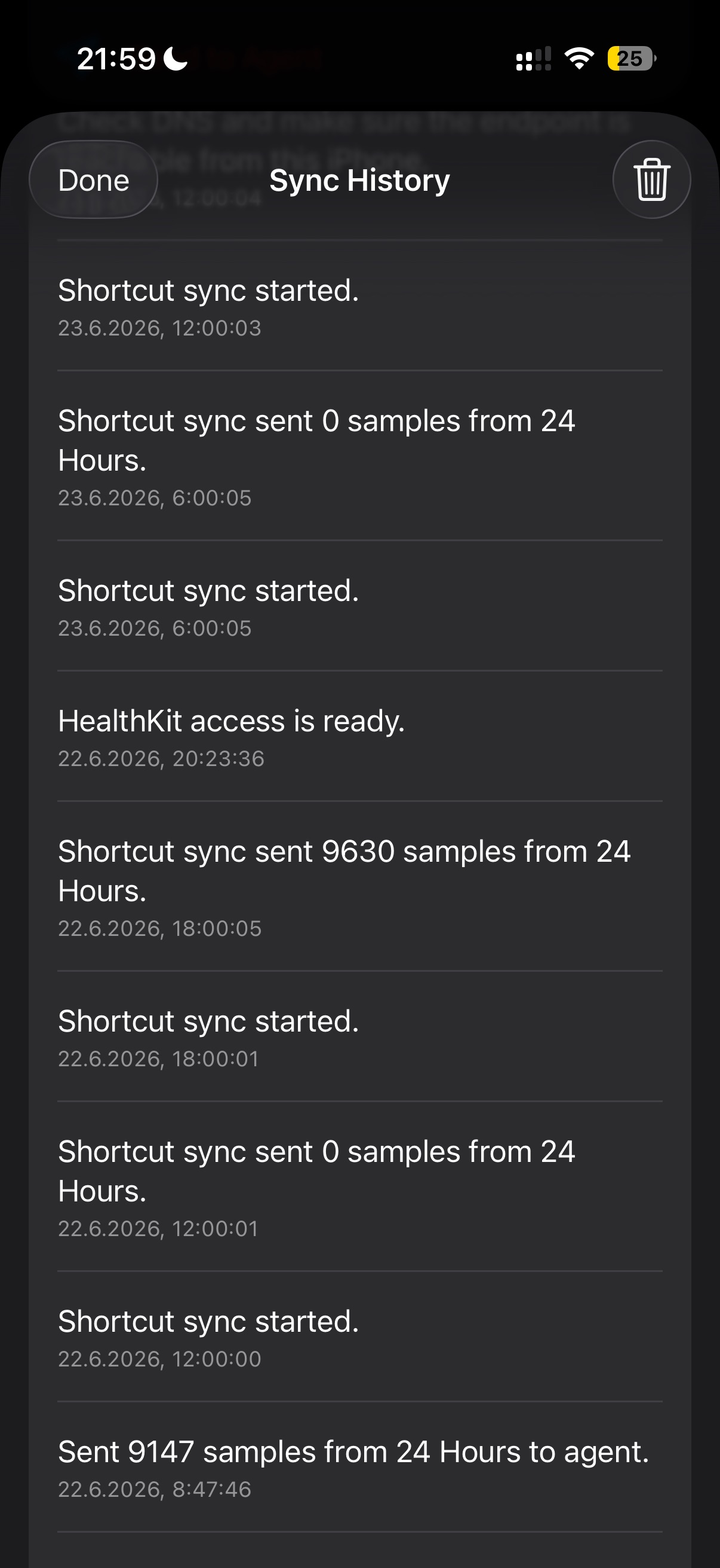 Screenshot 3 of Health for Agents