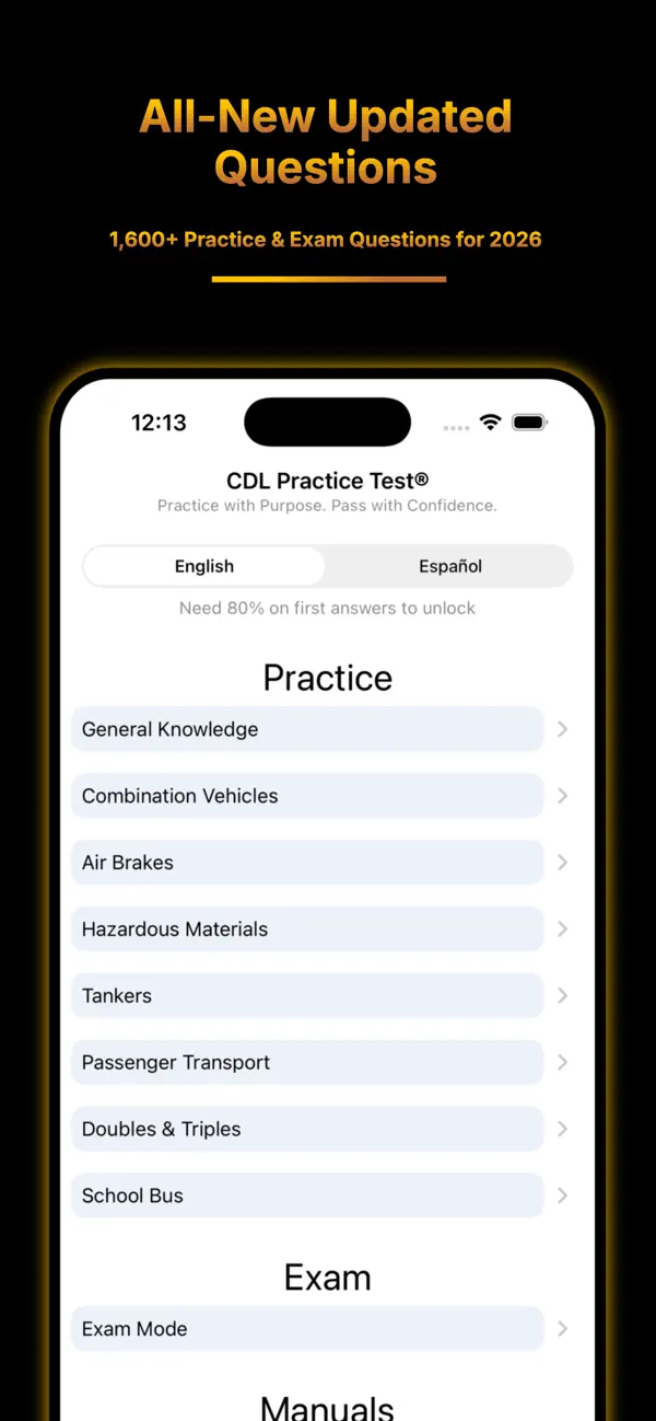 Screenshot #2 pour CDL Practice Test® 2026