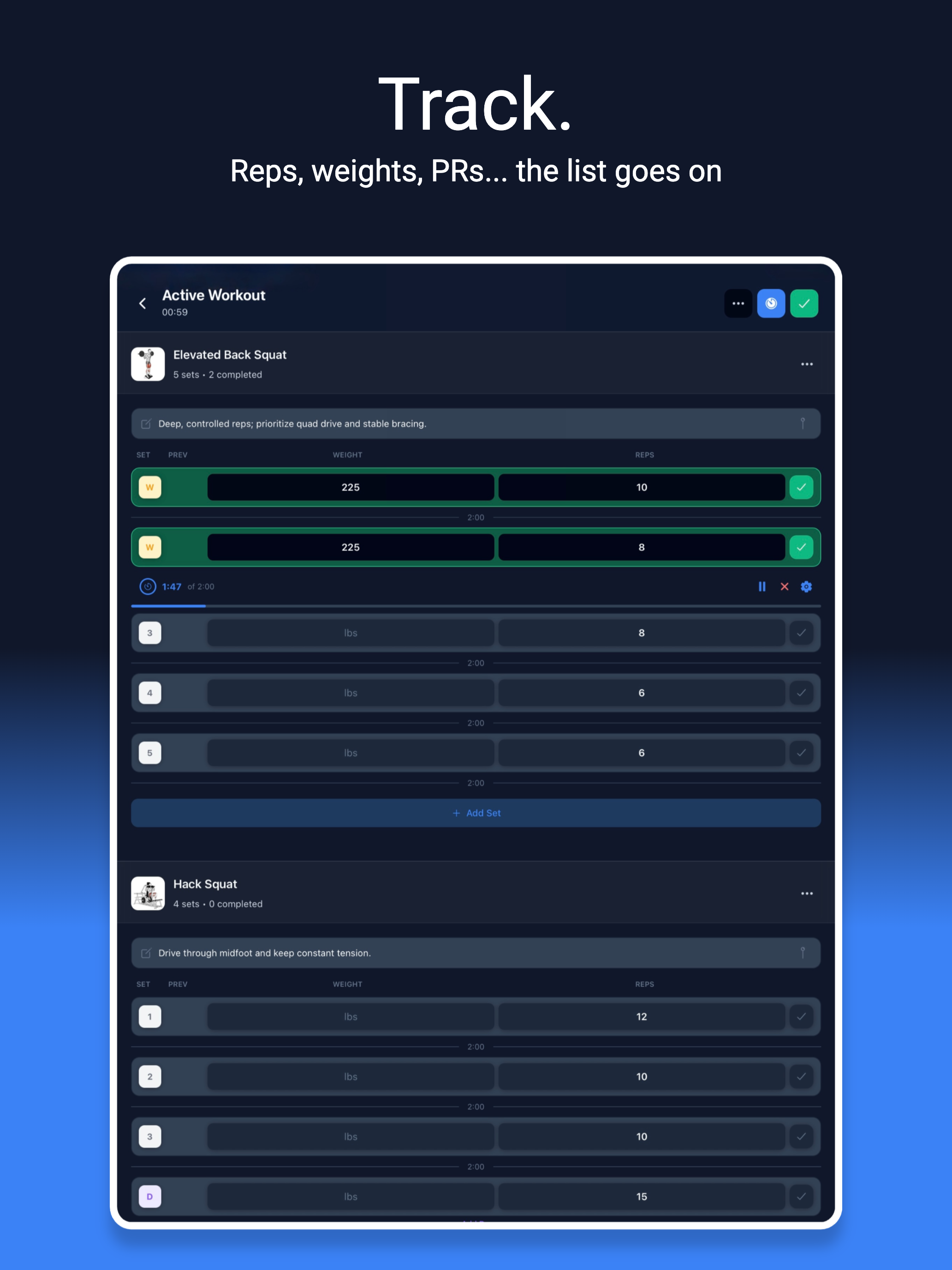 Motion Workout Tracker screenshot 14