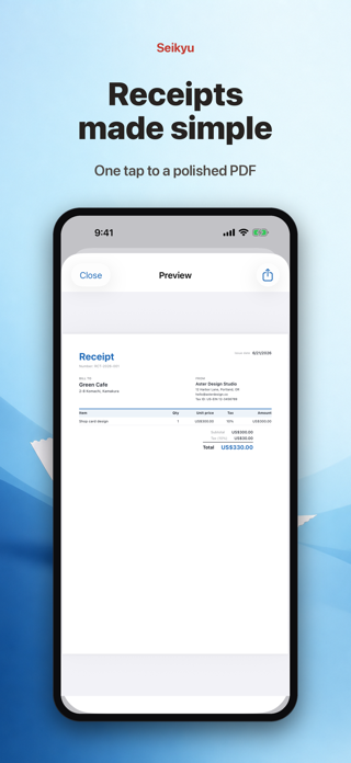 Seikyu: Invoice & Quote Maker Screenshot 5 of 10