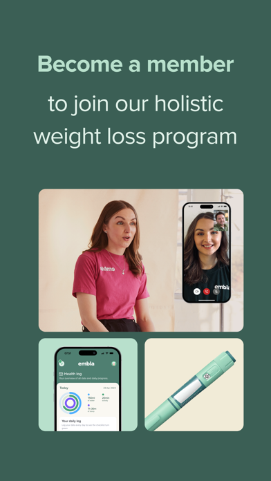 Embla: Smarter weight loss Screenshot