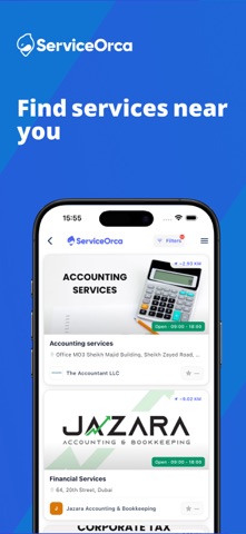 ServiceOrca – Find Any Service iPhone screenshot