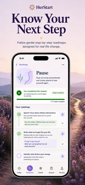Herstart screenshot 2