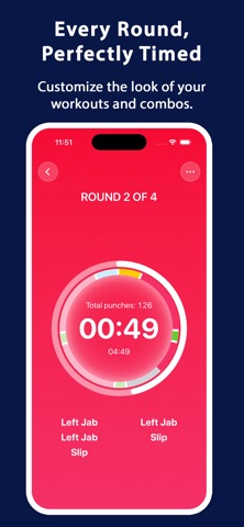 Boxing Coach Workout Timer iPhone screenshot