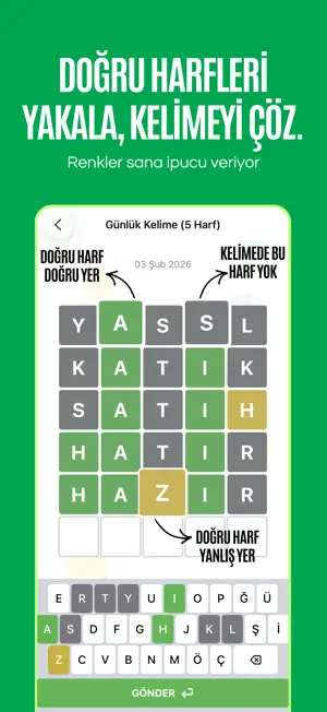 Turkcle: Türkçe Kelime Oyunu screenshot 2
