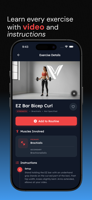 Vyro: Workout Log & Planner Screenshot 2 of 9