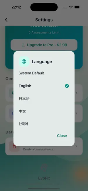 EvoFit Checker screenshot 4