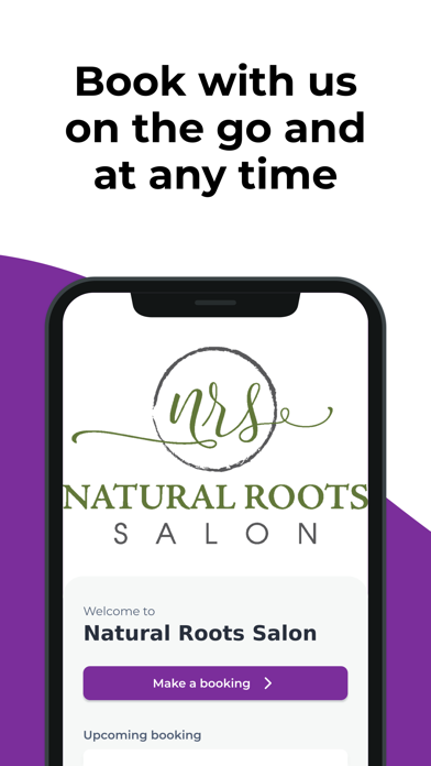 Screenshot 1 of Natural Roots Salon App