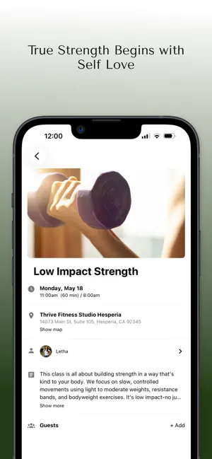 Thrive Fitness Group screenshot 4