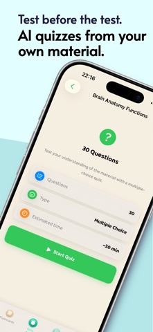 ThinkBud: AI PDF to Flashcards iPhone screenshot