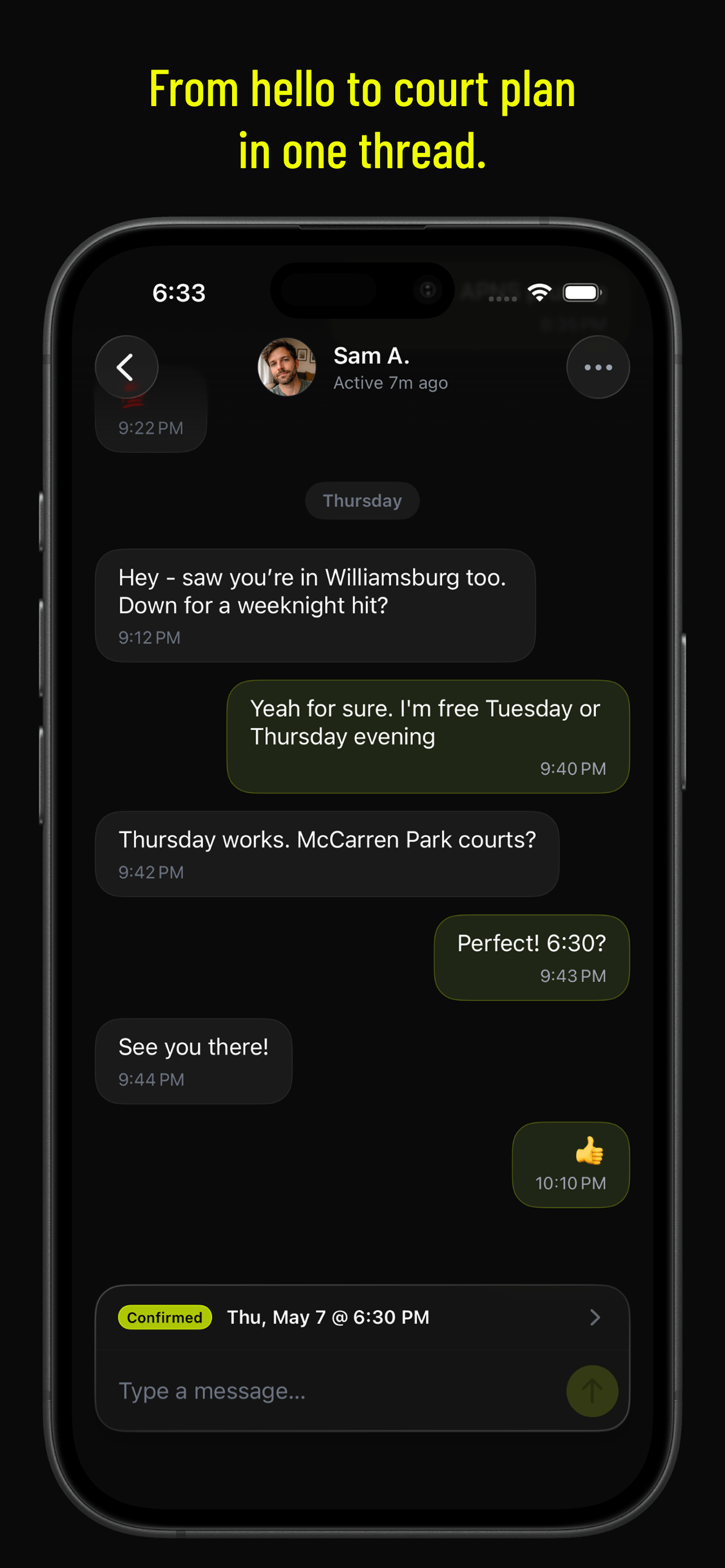 Forty – Tennis Partner Finder screenshot 4