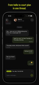 Forty – Tennis Partner Finder screenshot