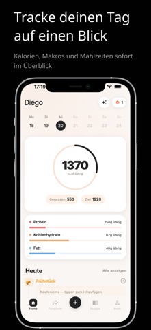 Nutrition log Screenshot 2 of 6