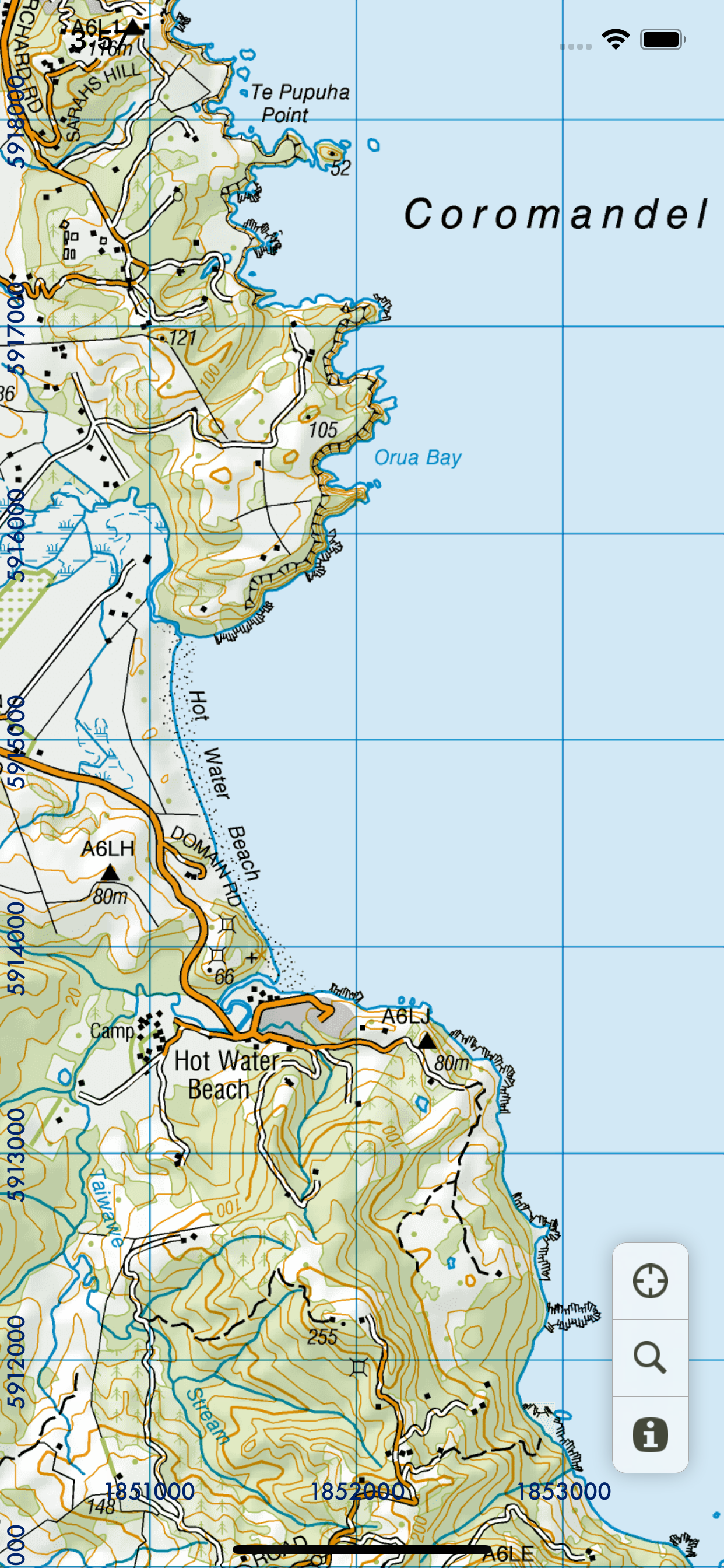 MapApp NZ North Island