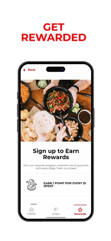 Baja Fresh iPhone screenshot