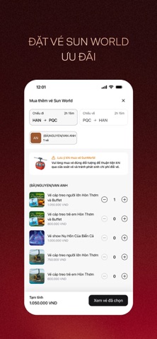 Sun PhuQuoc Airways screenshot