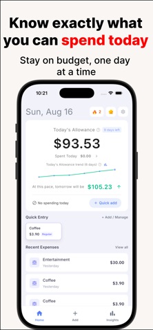 SaveSmart: Your Daily Budget screenshot
