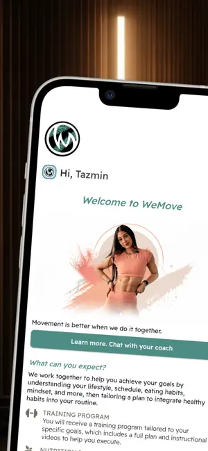 WeMove Coaching by Tazmin screenshot 1