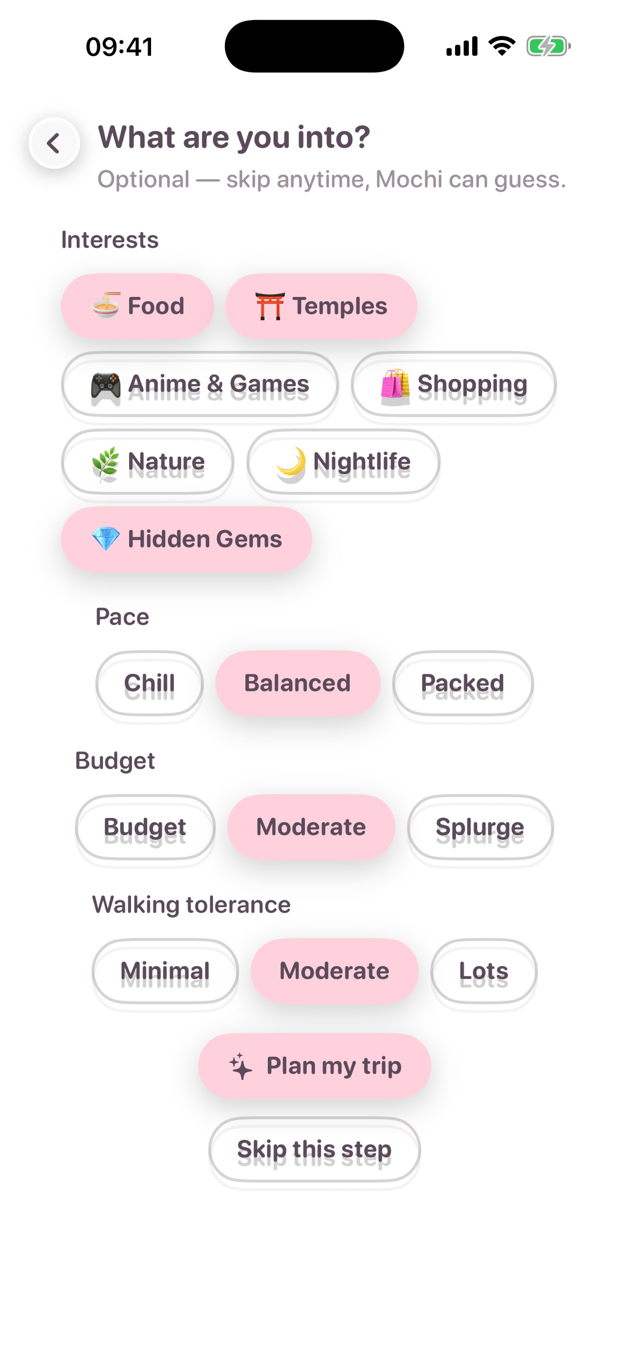 Screenshot 6 of Mochi Travel Planner