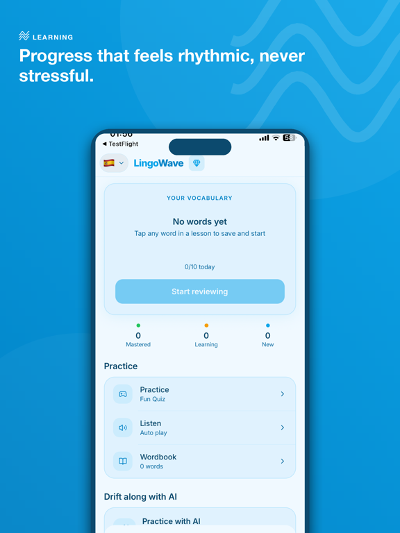 Learn Arabic - LingoWave iPad screenshot