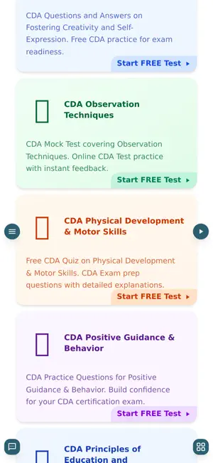 CDA Practice Test screenshot 1