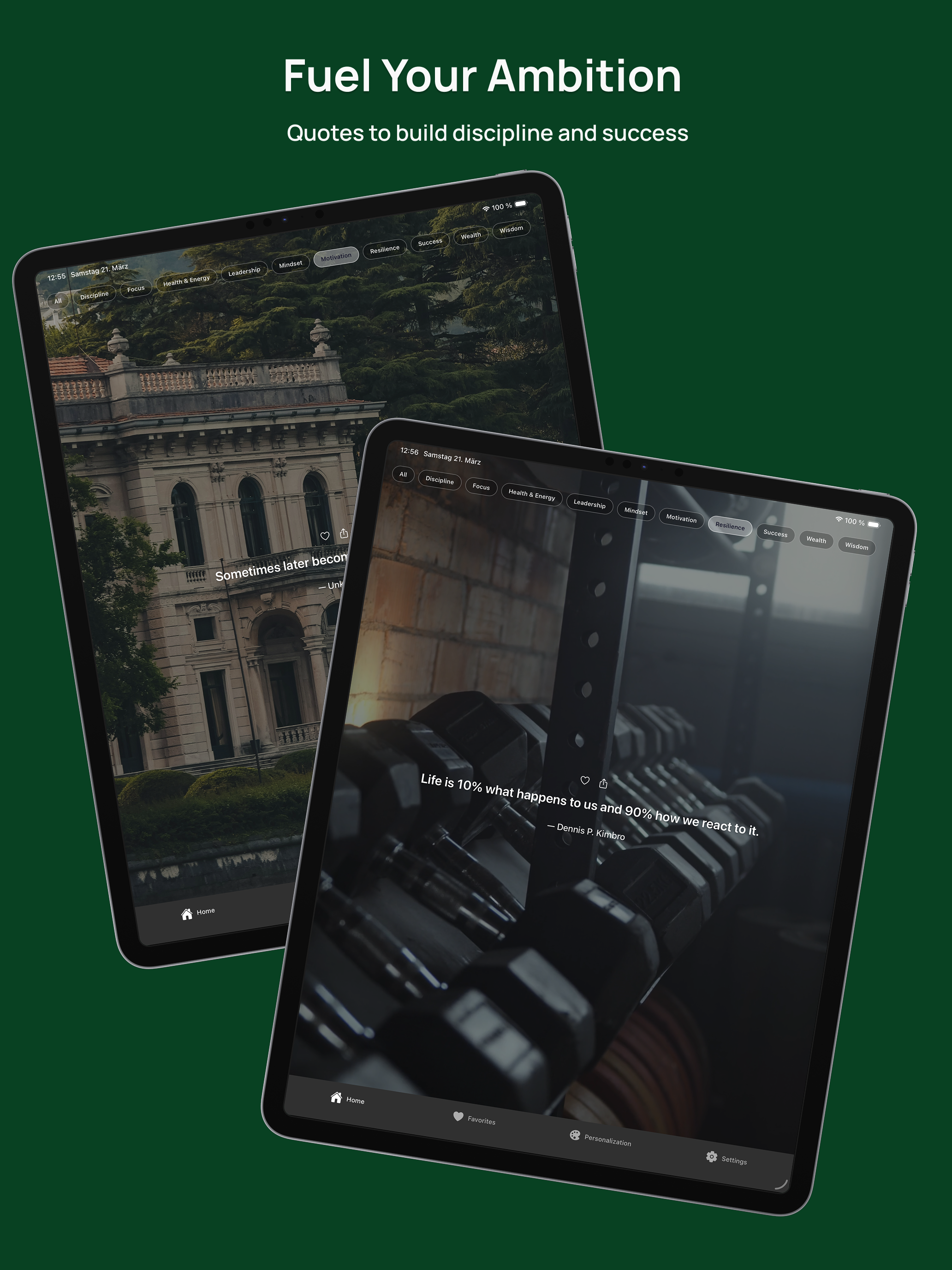 Motivation Quotes & Widget
