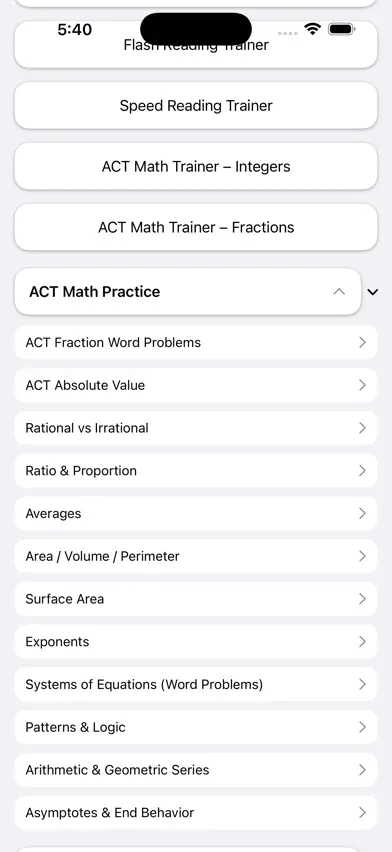 ACT Prep on the Go screenshot 2