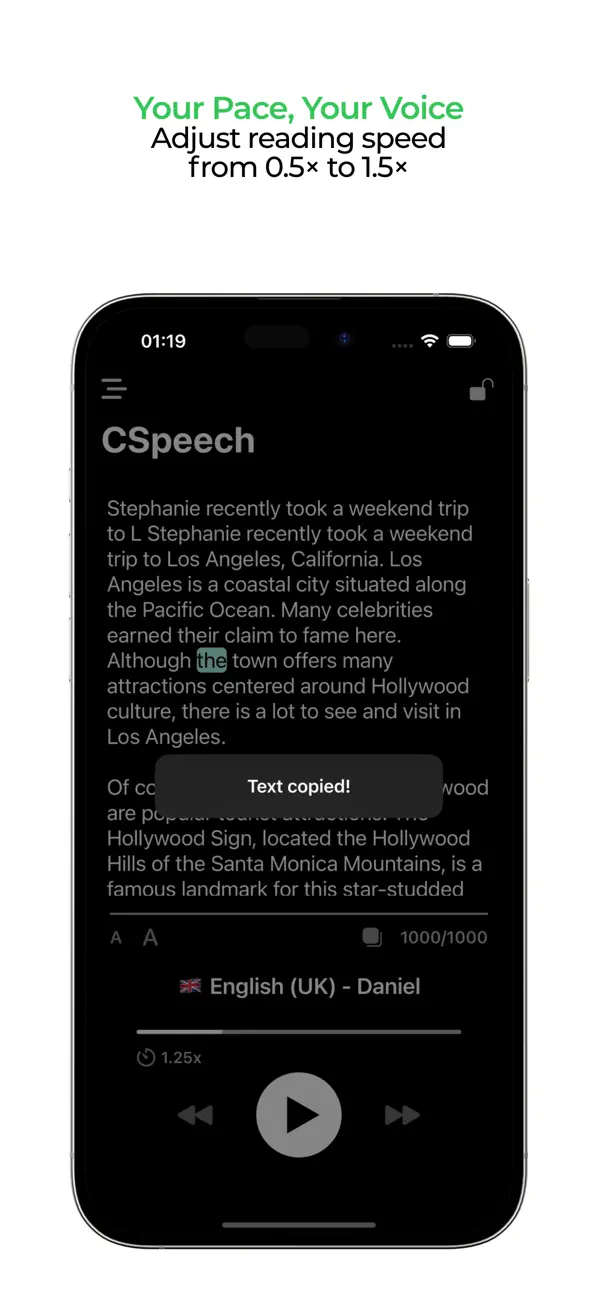 #5. Cuspart: CSpeech (iOS) di: Mustafa Tolga DALBUDAK