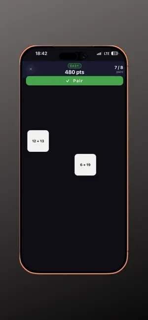 Math Pair: Memory Card Game screenshot 4