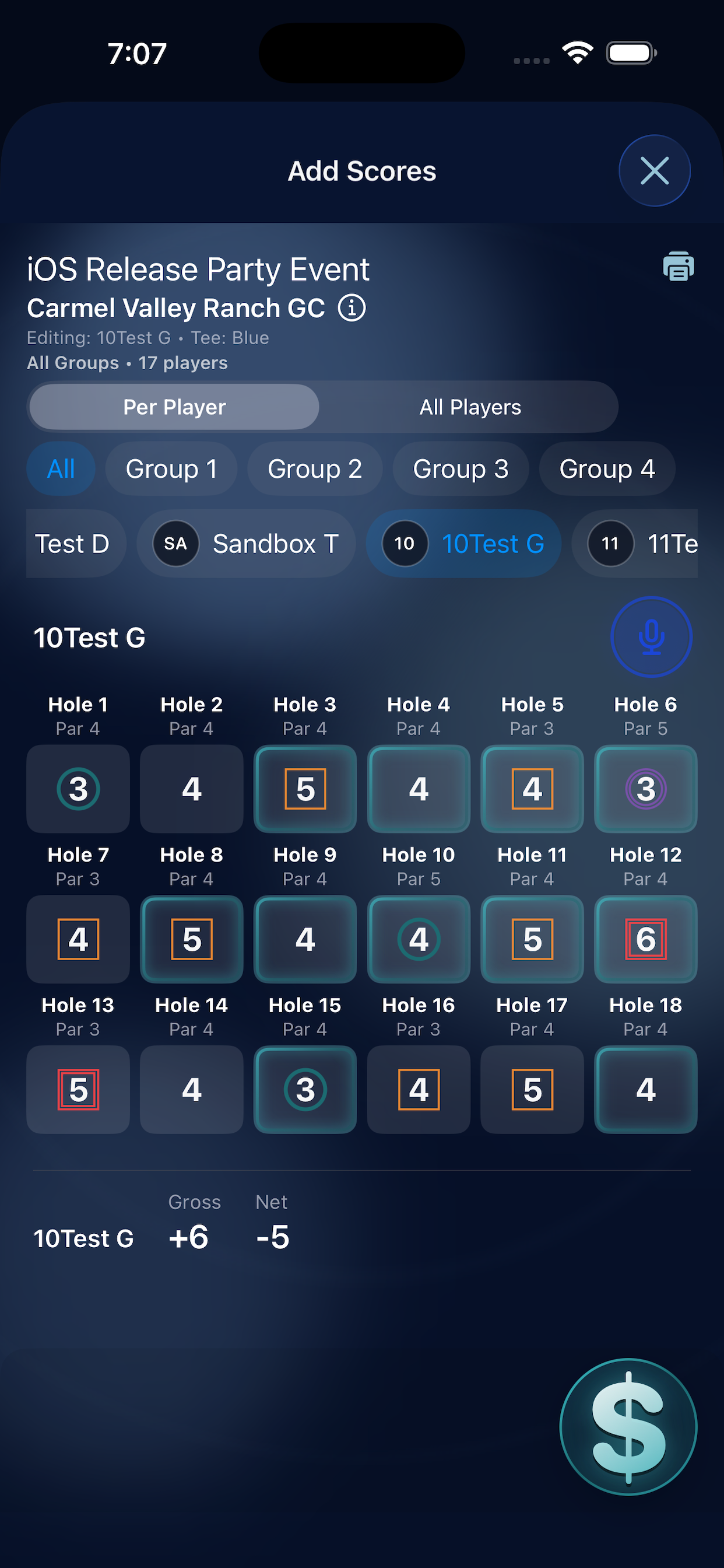 myCard.golf screenshot 5