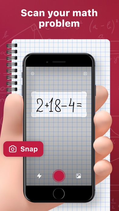 Photosolve - Math Photo App Screenshot