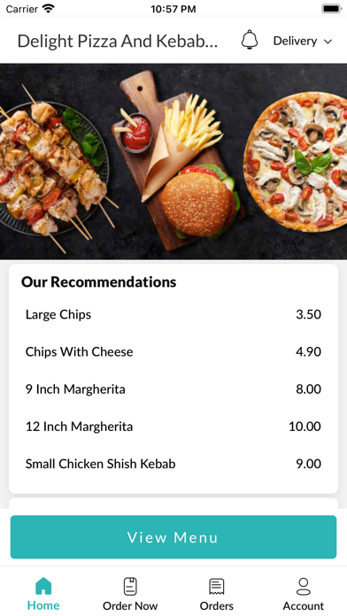 Delight Pizza & Kebab House Screenshot