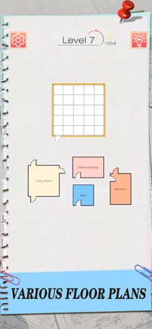 Room Creator: Blueprint Puzzle iPhone screenshot
