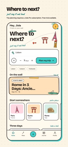 Jiola: AI Trip Planner Screenshot 1 of 5