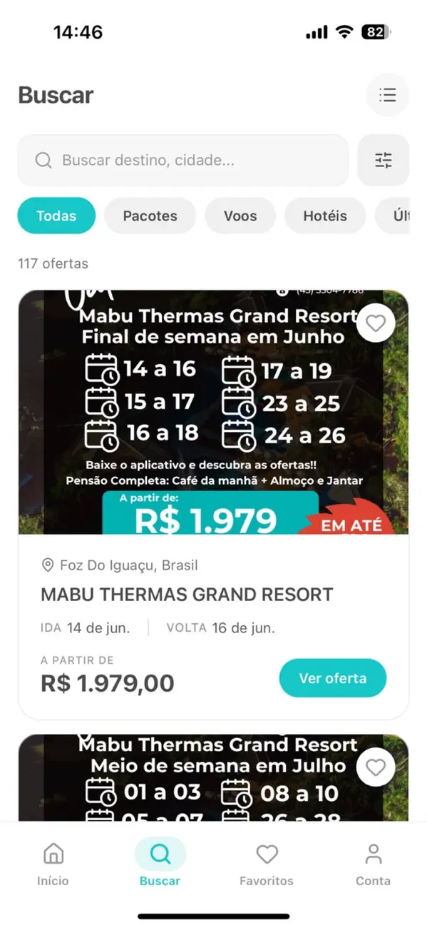 Screenshot #2 pour Nosso Mundo Turismo